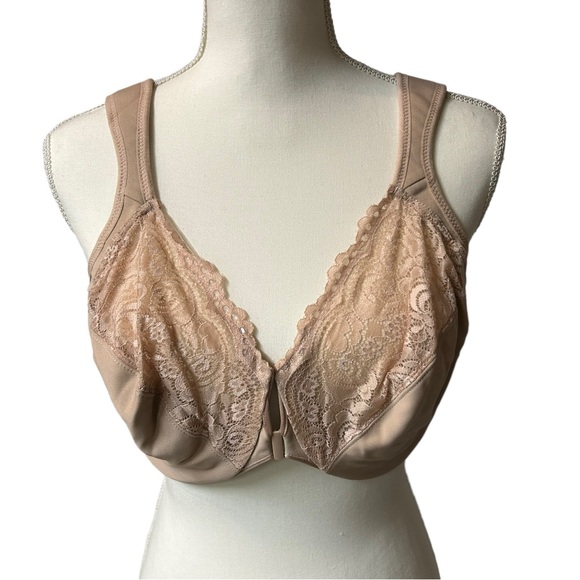 GLAMORISE Full Figure Plus Size WonderWire Front-Closure Bra Underwire NWOT - Picture 6 of 10